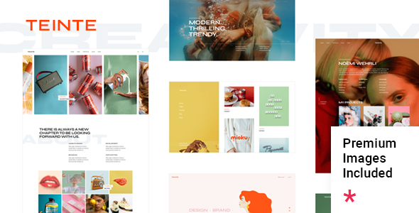 Teinte - Creative Portfolio WordPress Theme Logo